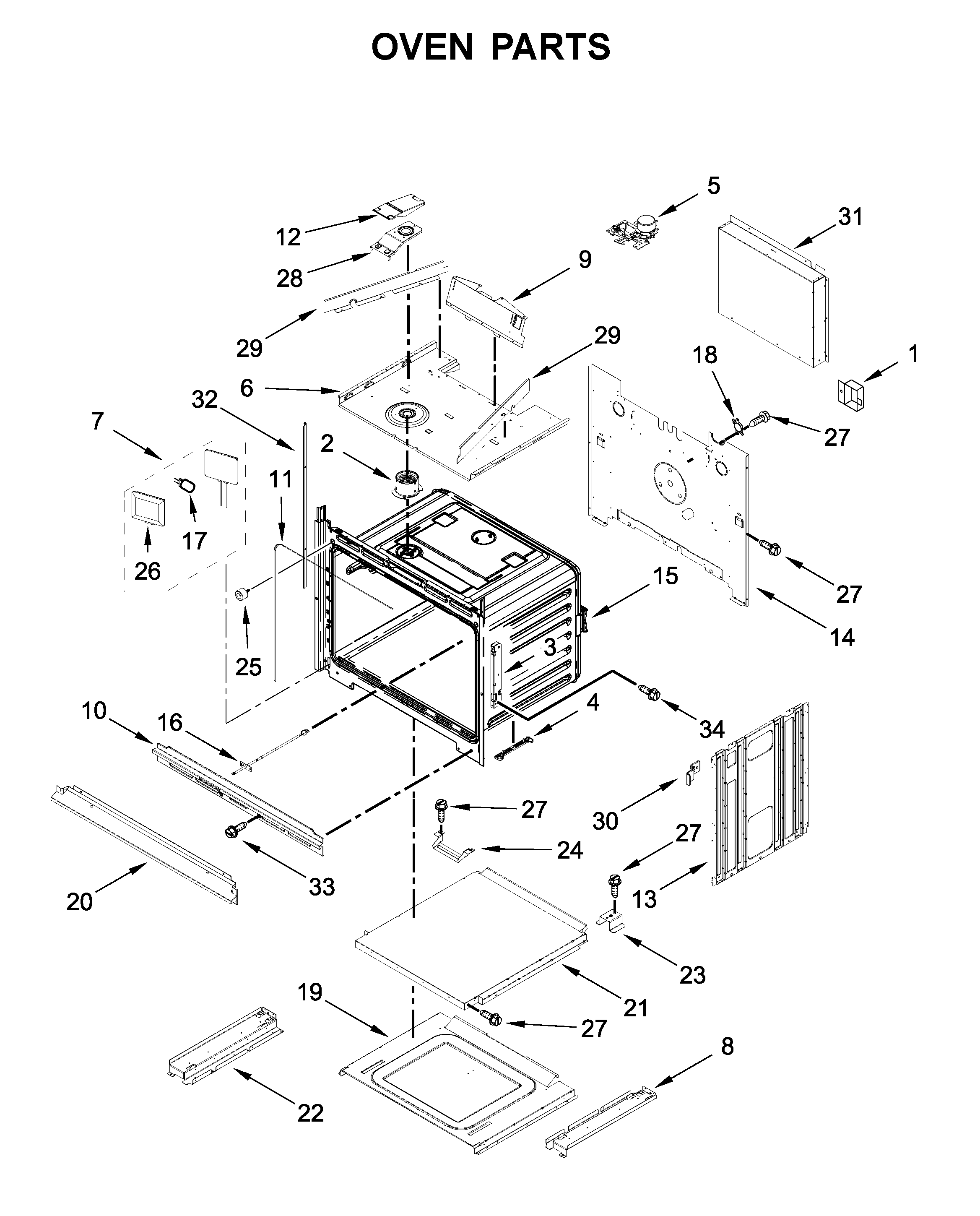 Oven parts