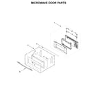 Jenn-Air JMW2427DS04 microwave door parts diagram