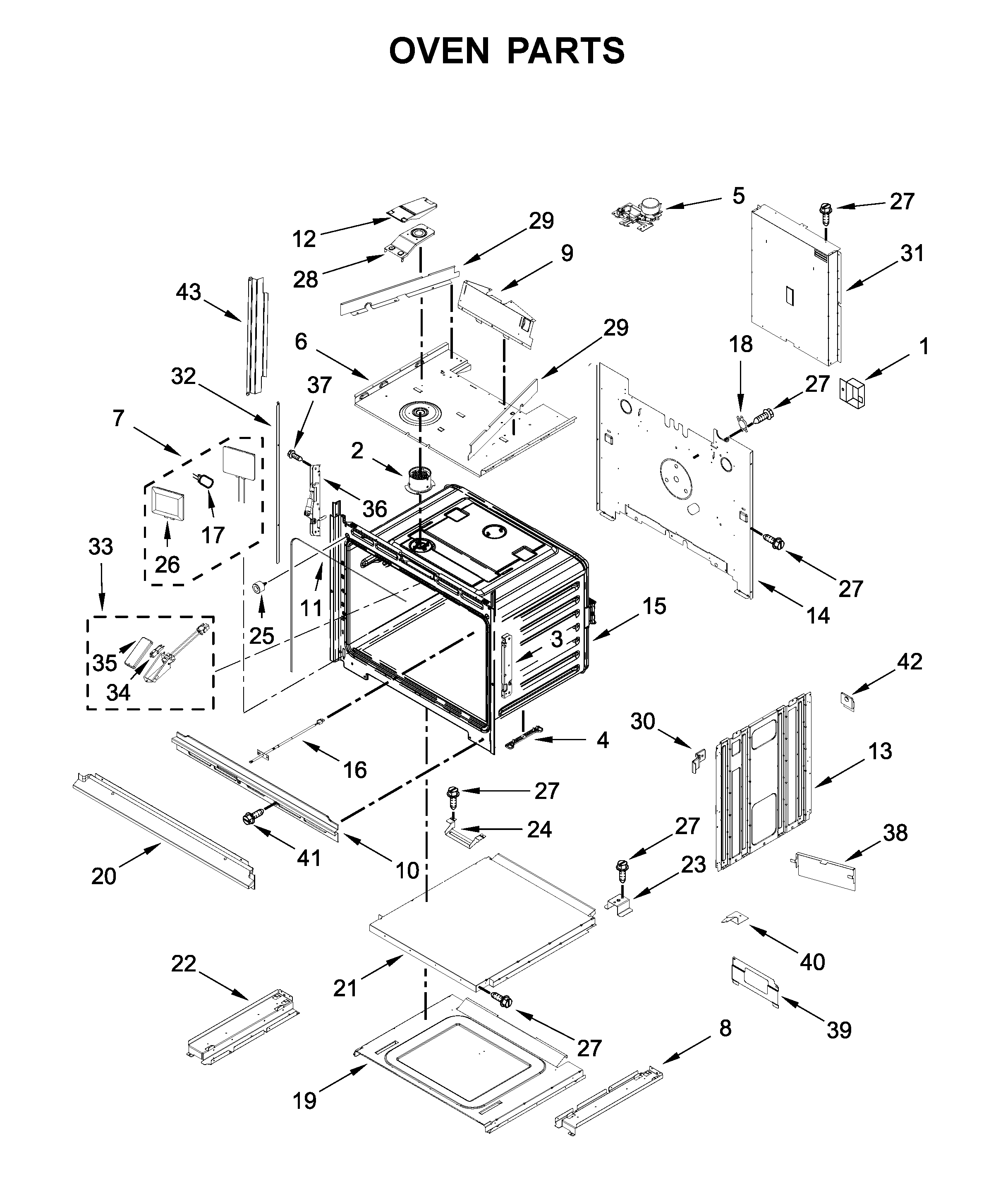 Oven parts