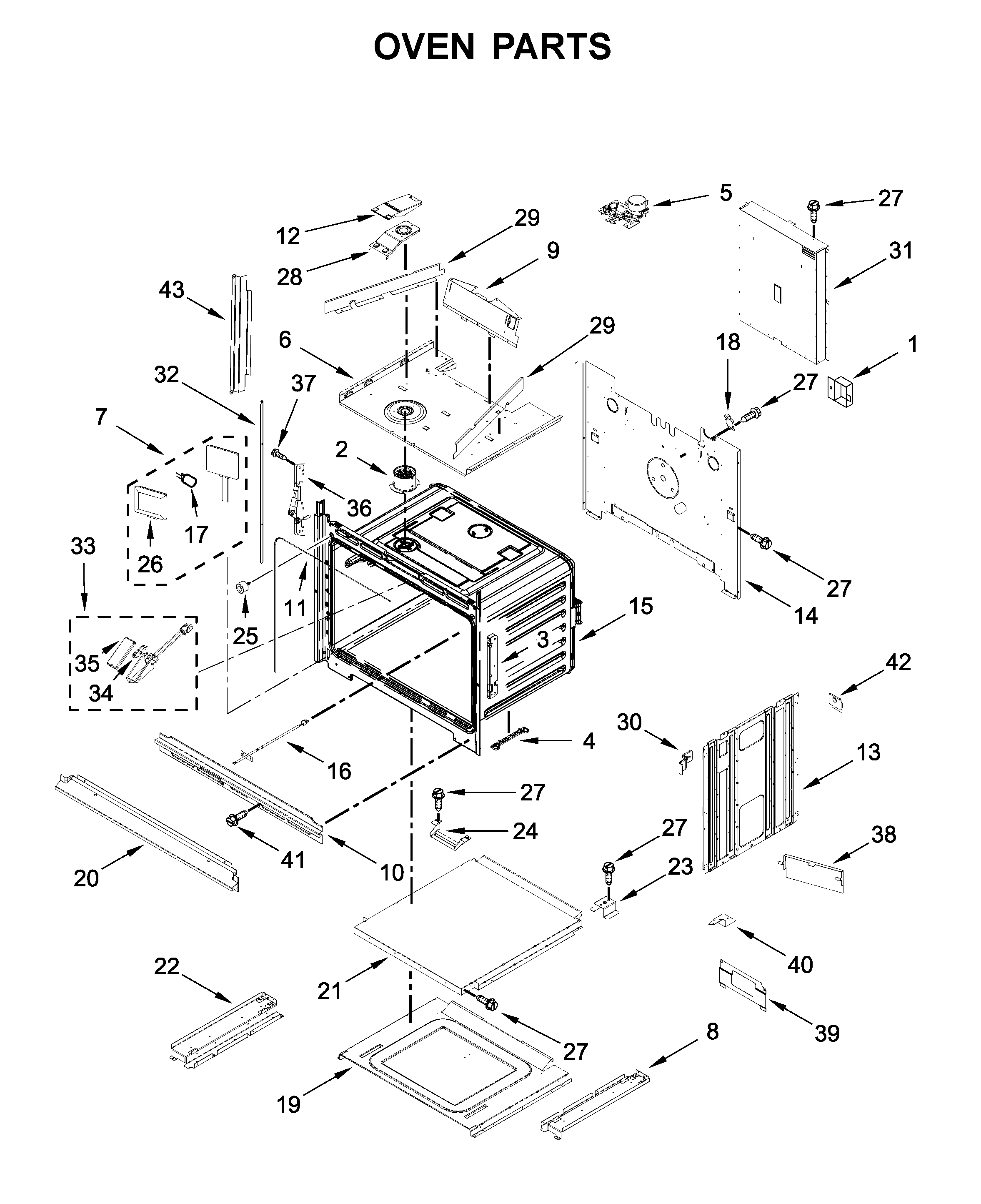 OVEN PARTS