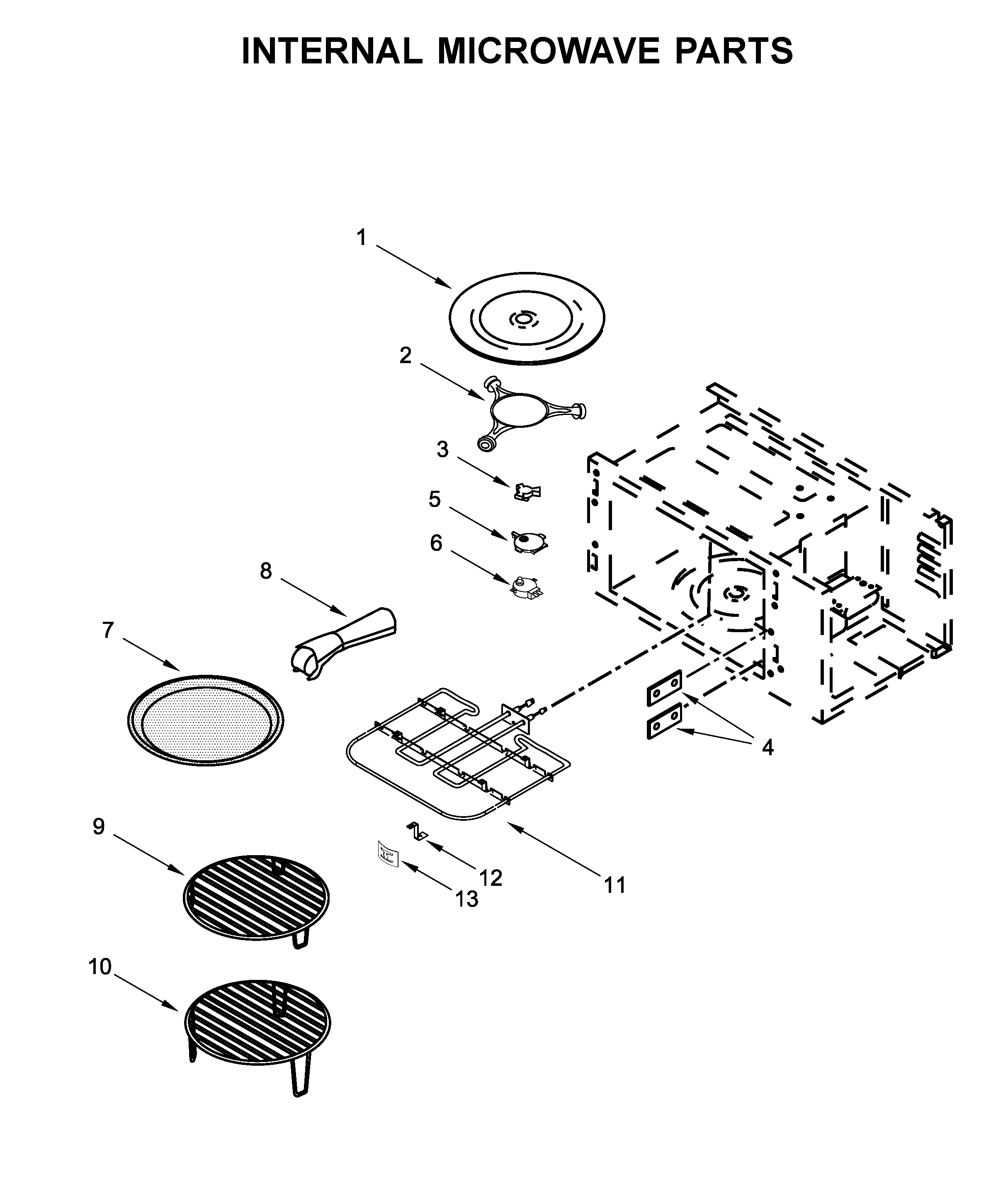 INTERNAL MICROWAVE PARTS