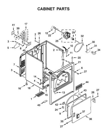 Cabinet parts