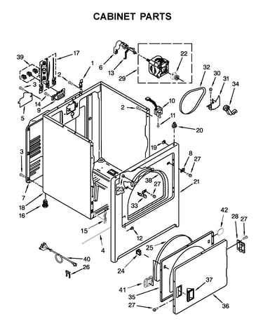 Cabinet parts