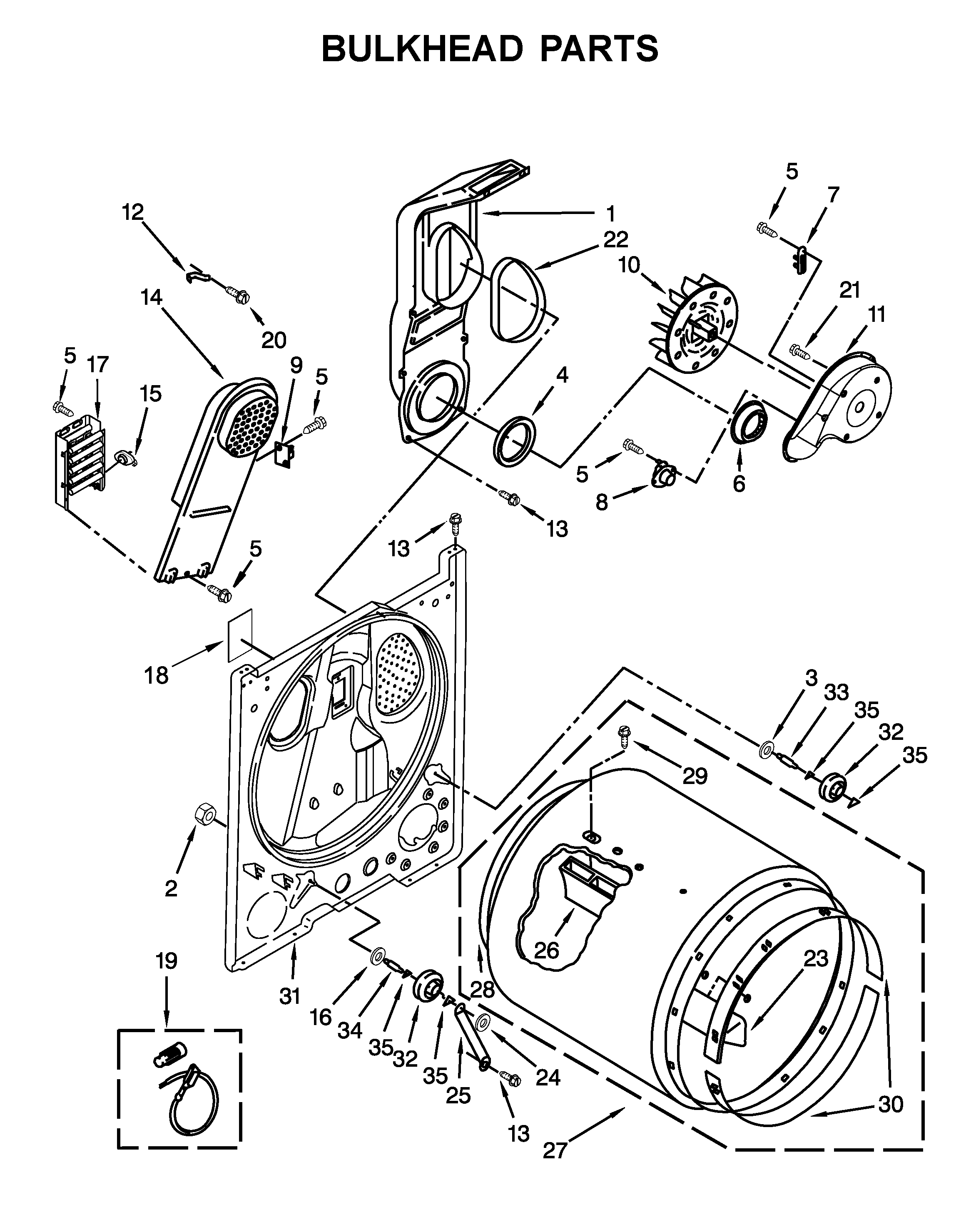 Bulkhead parts