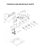 Controls and water inlet parts