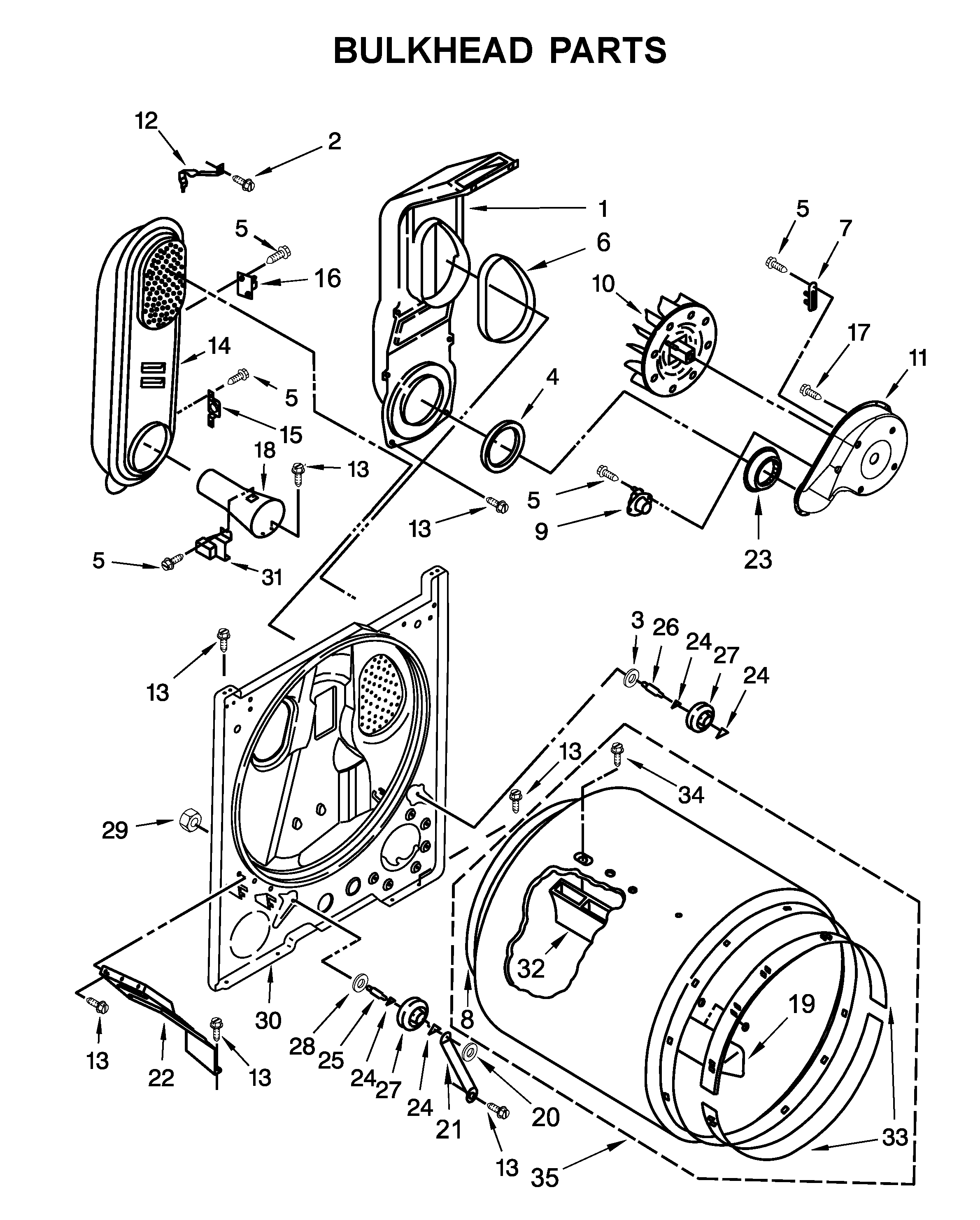 Bulkhead parts
