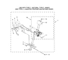 Whirlpool 4GWGD4815FW0 burner assembly parts diagram