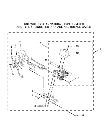 Burner assembly parts