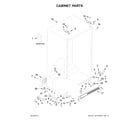 Whirlpool WRS312SNHW00 cabinet parts diagram