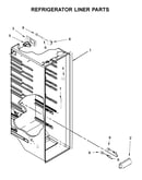 Refrigerator liner parts