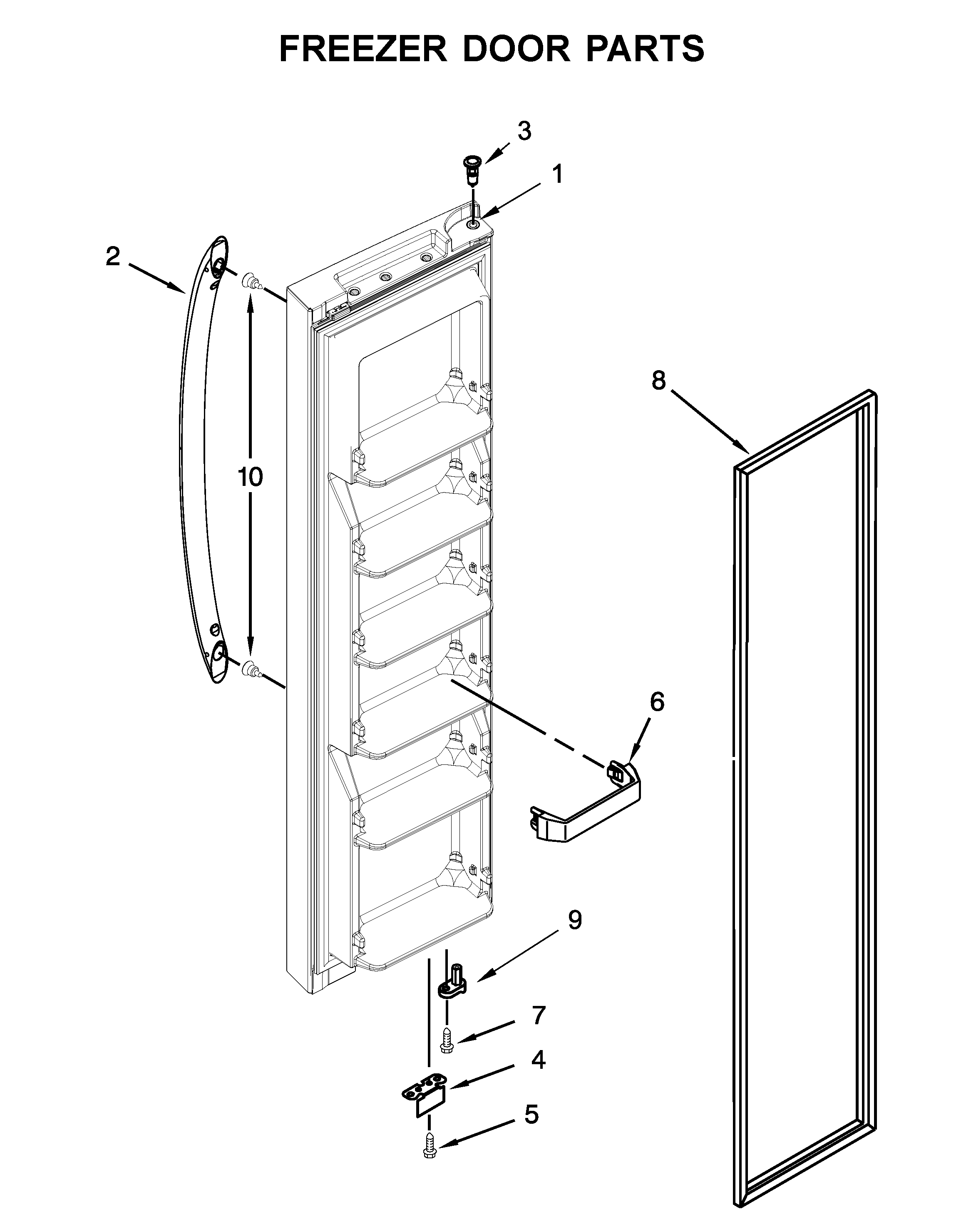 FREEZER DOOR PARTS