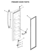 Freezer door parts