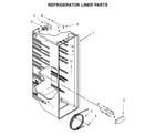 Whirlpool WRS311SDHW00 refrigerator liner parts diagram