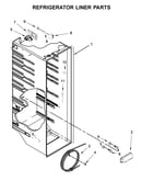 Refrigerator liner parts