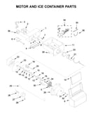 Motor and ice container parts