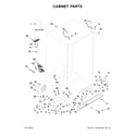 Whirlpool WRS325SDHZ01 cabinet parts diagram