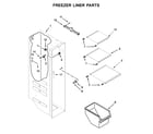 Whirlpool WRS325SDHW01 freezer liner parts diagram