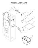 Freezer liner parts