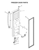 Freezer door parts