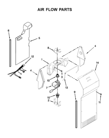 Air flow parts