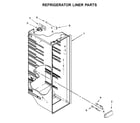 Whirlpool WRS312SNHW01 refrigerator liner parts diagram