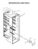 Refrigerator liner parts