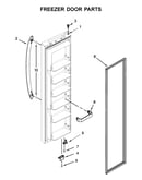 Freezer door parts