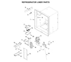 Ikea IX7DDEXGZ003 refrigerator liner parts diagram
