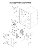 Refrigerator liner parts