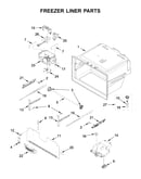 Freezer liner parts