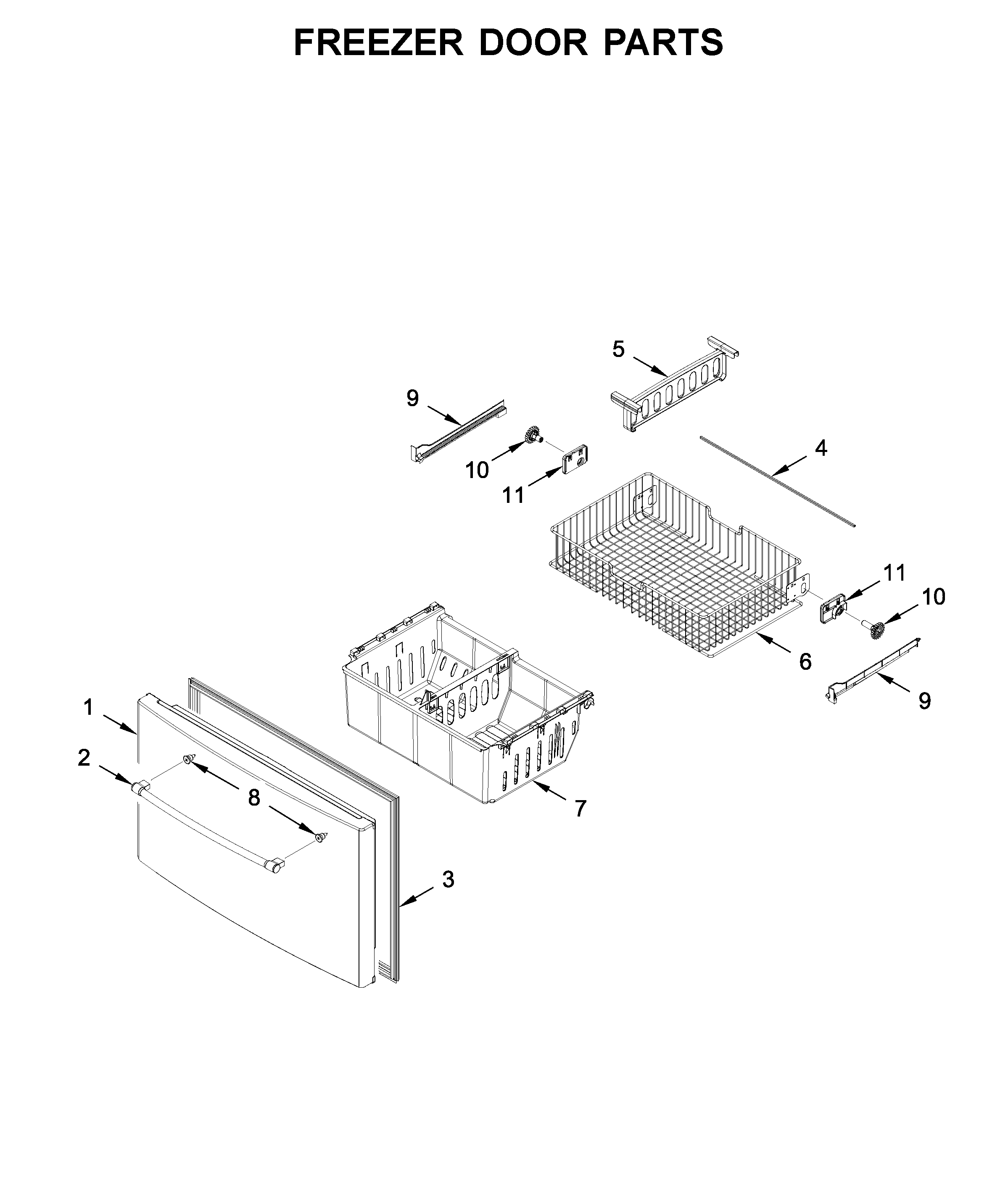 FREEZER DOOR PARTS