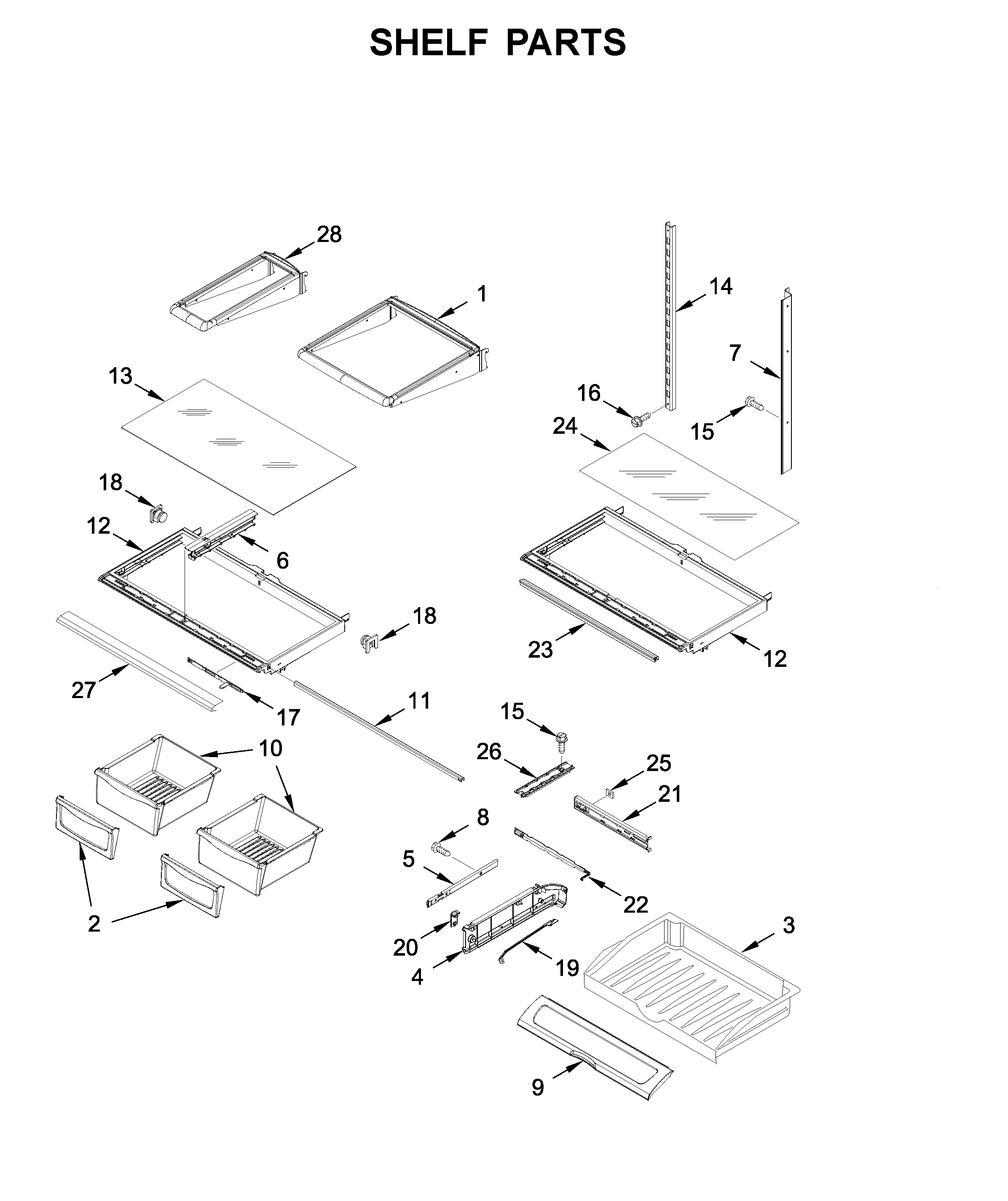 SHELF PARTS
