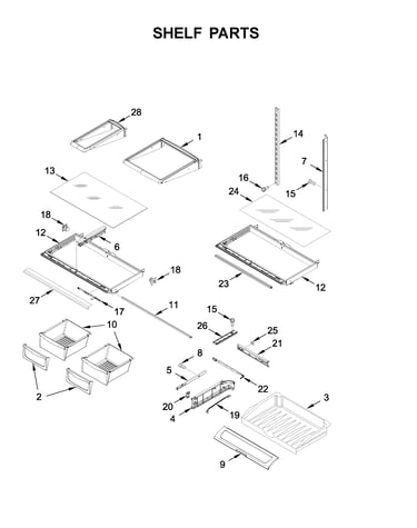 Shelf parts