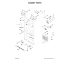 Whirlpool WRF540CWHZ02 cabinet parts diagram