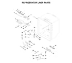Whirlpool WRF540CWHZ02 refrigerator liner parts diagram