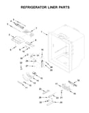 Refrigerator liner parts