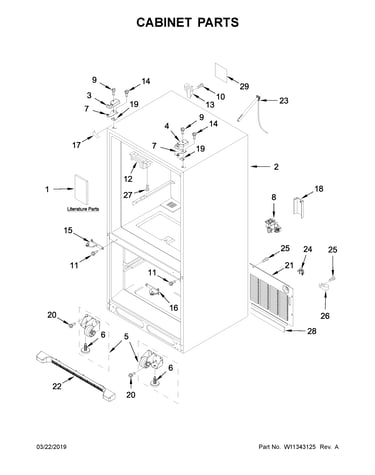 Cabinet parts