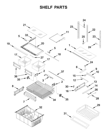 Shelf parts