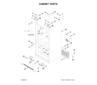 Whirlpool WRF535SWHV01 cabinet parts diagram