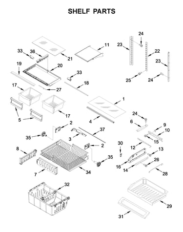 Shelf parts