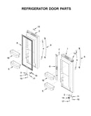 Refrigerator door parts