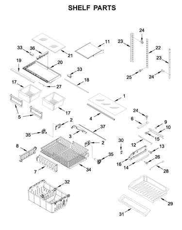 Shelf parts