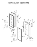 Refrigerator door parts
