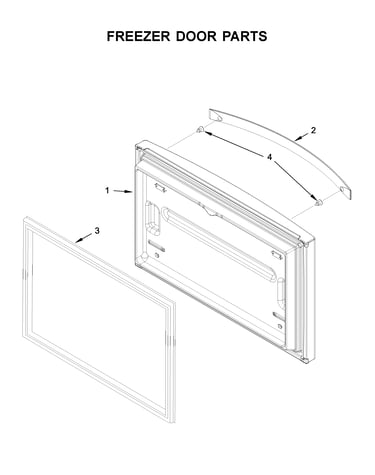 Freezer door parts