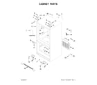 Whirlpool WRF532SMHV01 cabinet parts diagram
