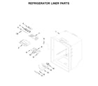 Whirlpool WRF532SMHV01 refrigerator liner parts diagram