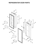 Refrigerator door parts