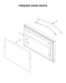 Freezer door parts
