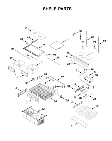 Shelf parts