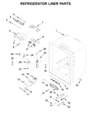 Refrigerator liner parts